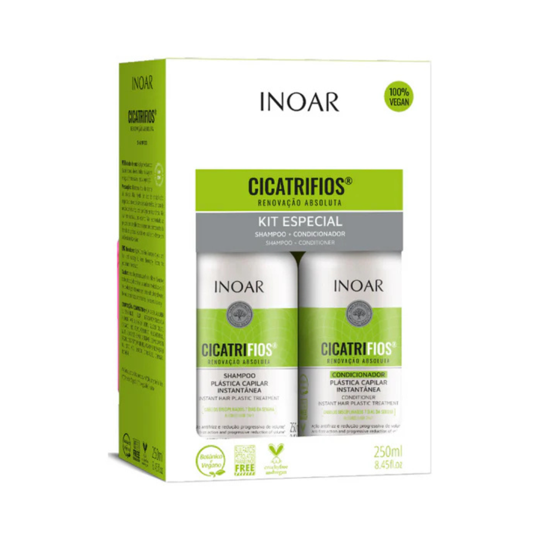 Pack INOAR Cicatrifios Shampoo 250 ml + Acondicionador 250 ml-0
