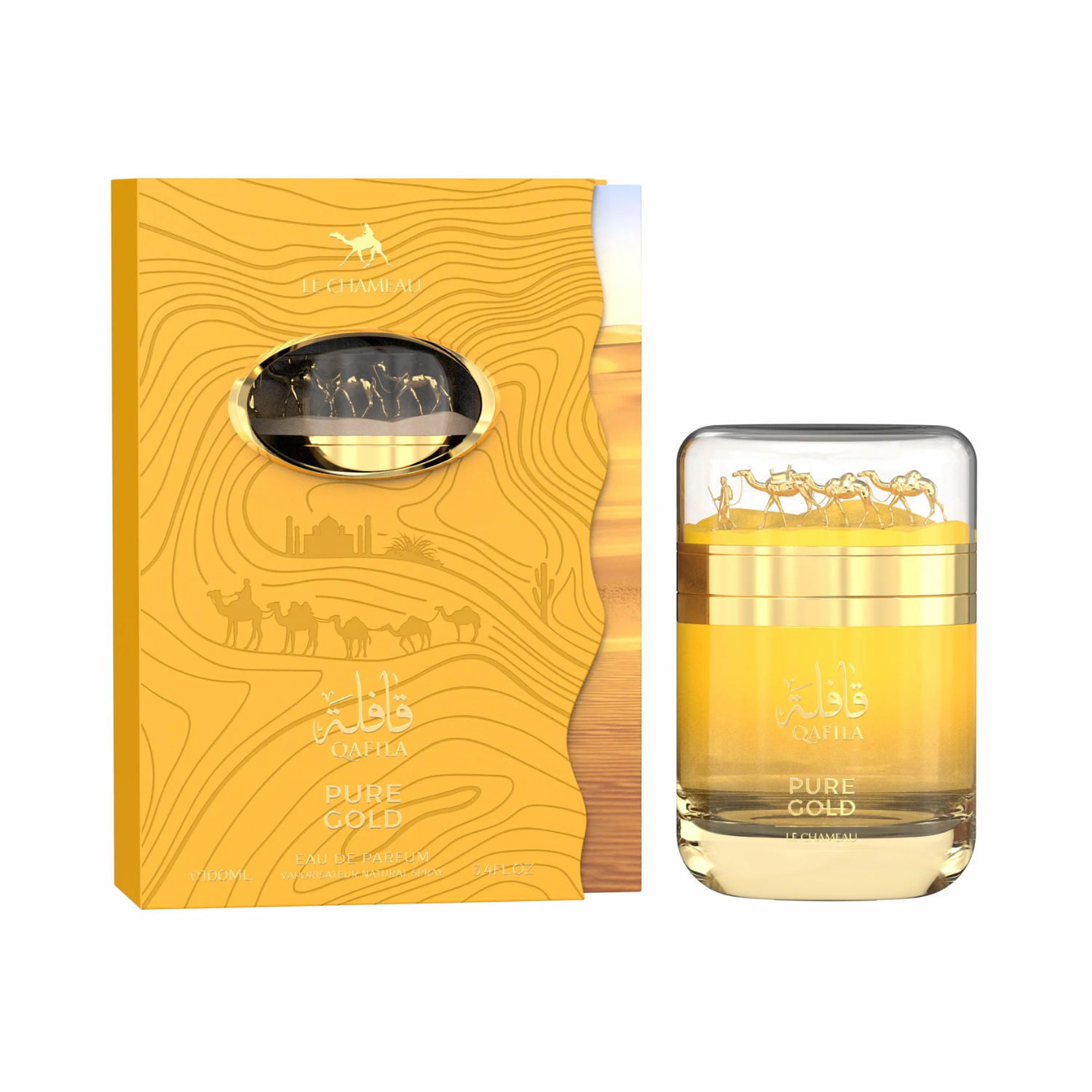 Perfume Qafila Pure Gold EDP 100 ml Le Chameau by Emper-0