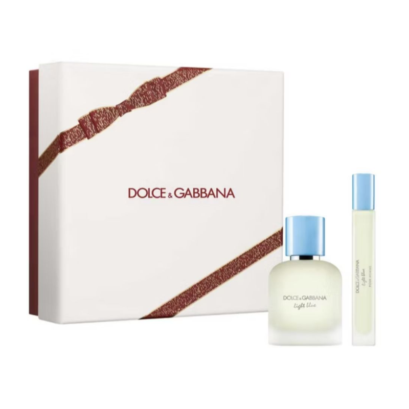 Set Perfume Light Blue pour Homme EDT 50 ml + Mini 10 ml Dolce  And  Gabbana-0