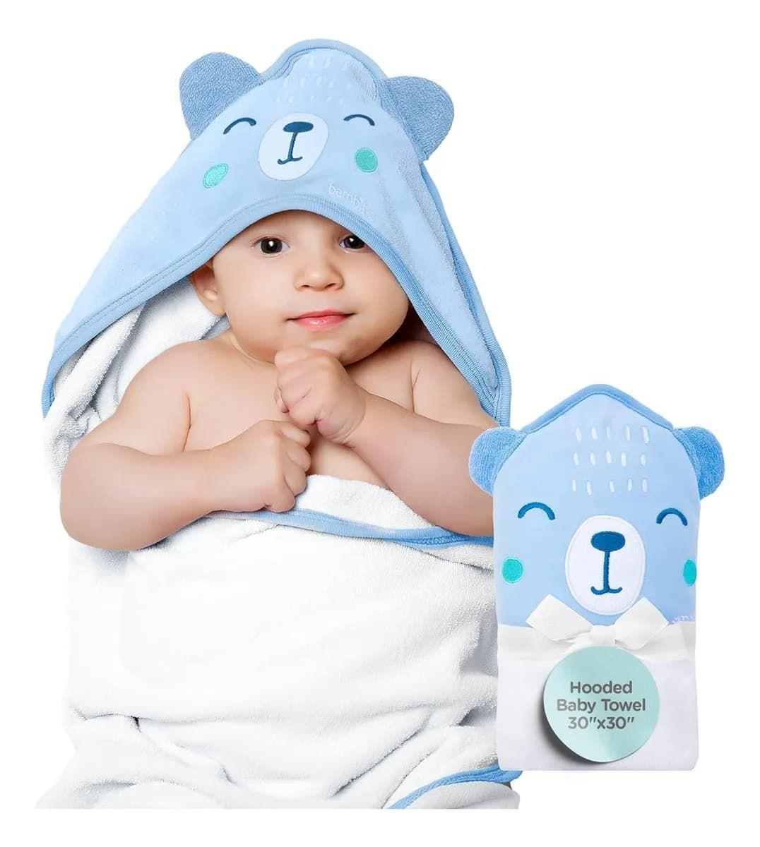 Toalla Capucha Beb Bambino 100 Algod n 76x76cm Oso-3