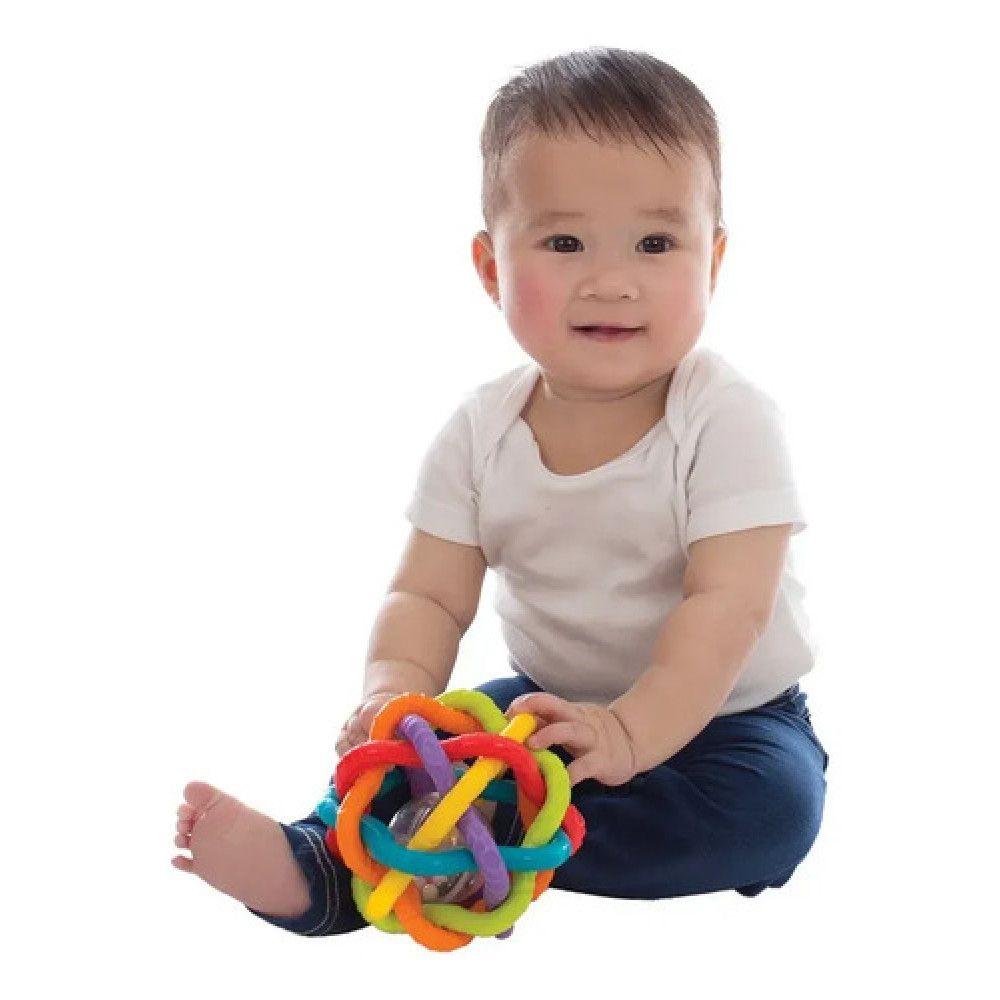 Juguete Pelota Sonajero Bebe Bendy Playgro Sensorial-7