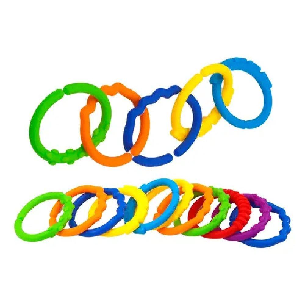 Set 24 Argollas Sensoriales Bebé Eslabones Enlazables-3