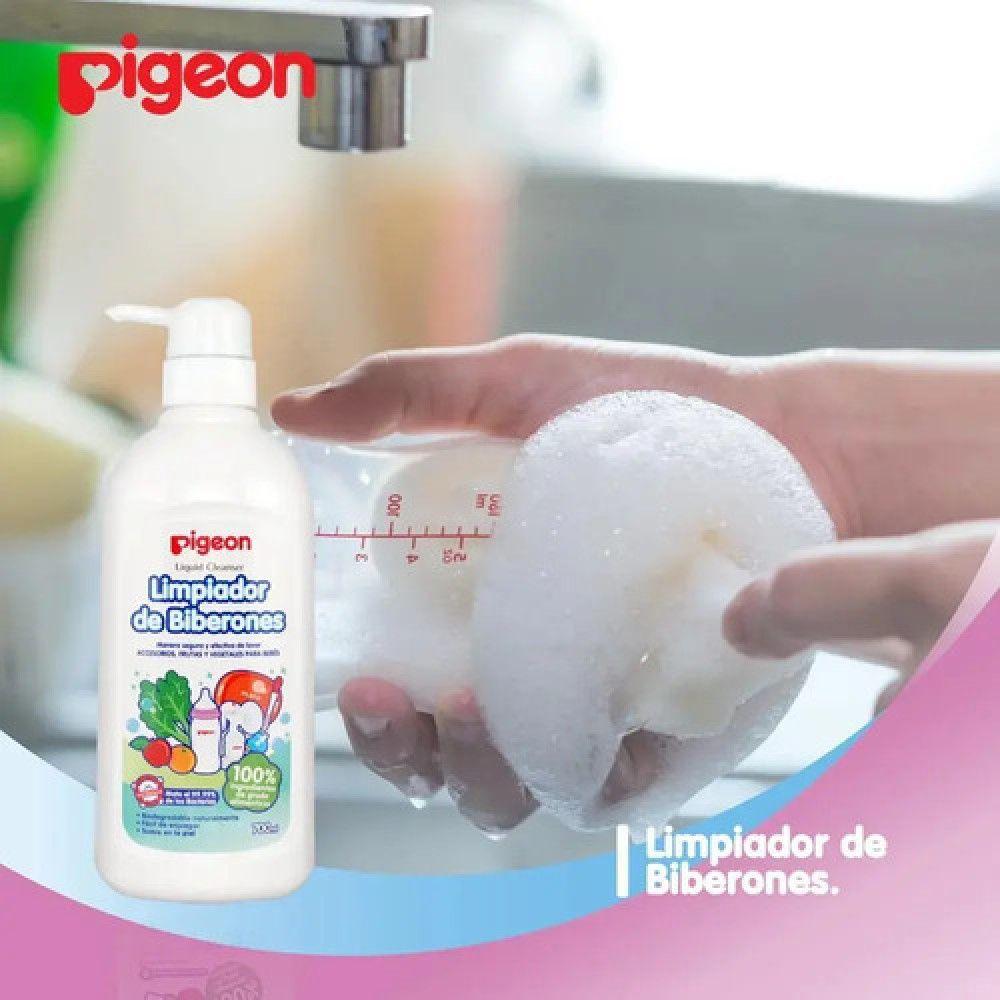 Liquido Limpiador Mamaderas Biberones Envase Pigeon 700ml-4