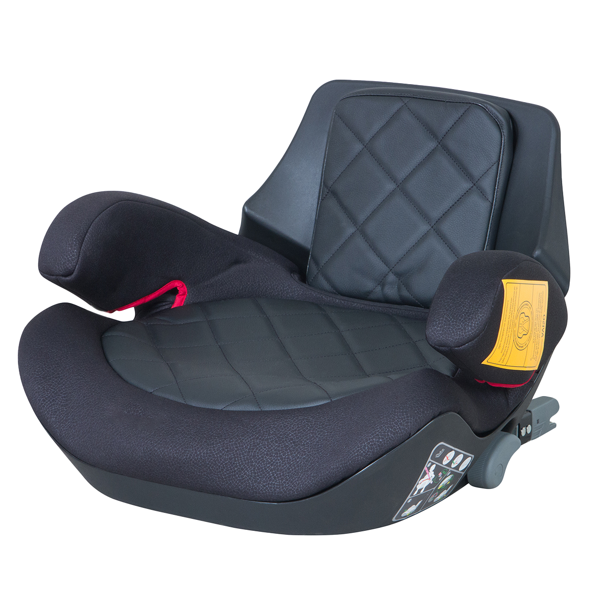 Alzador Auto Respaldo Isofix Black Stone Infanti Negro Niños-0