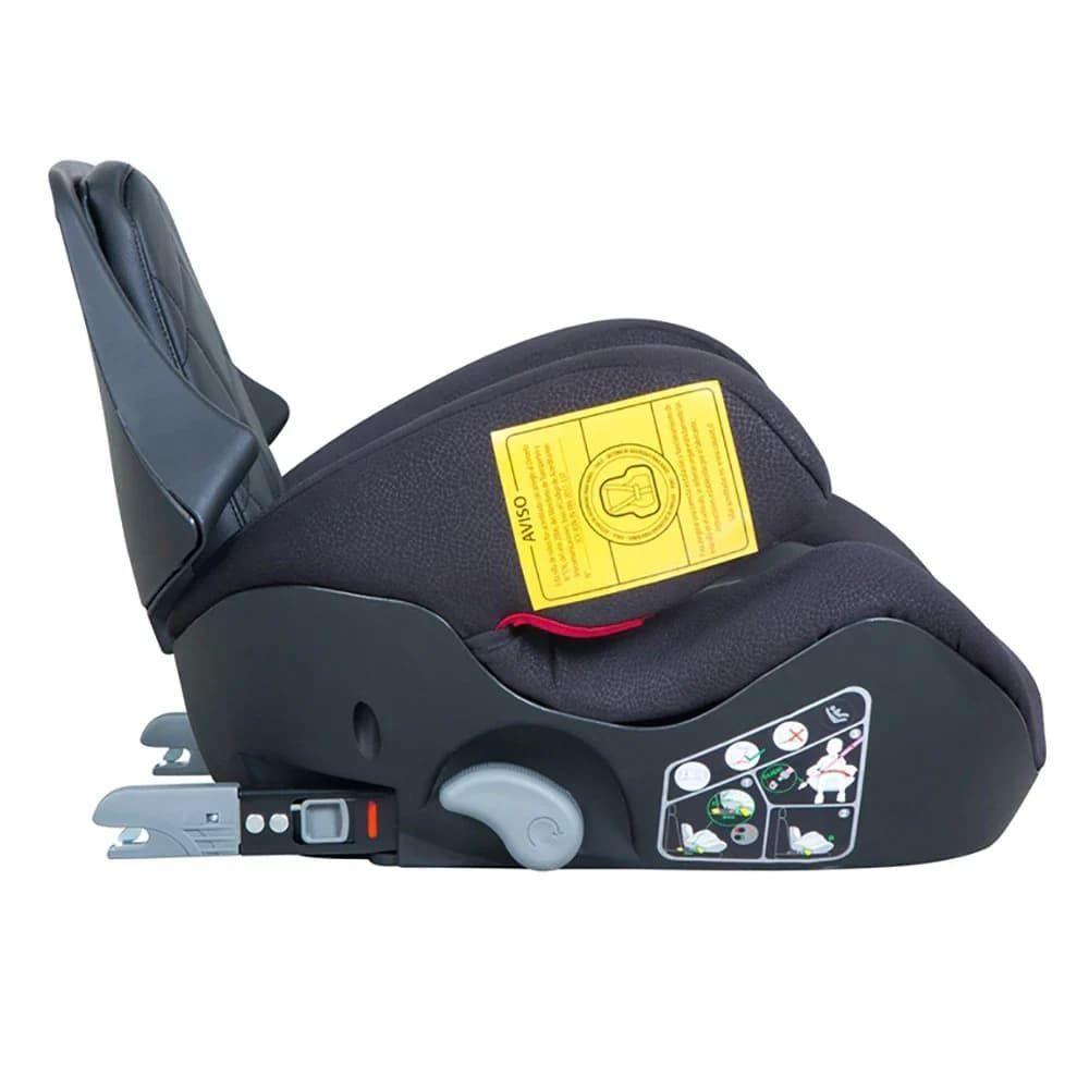 Alzador Auto Respaldo Isofix Black Stone Infanti Negro Niños-4