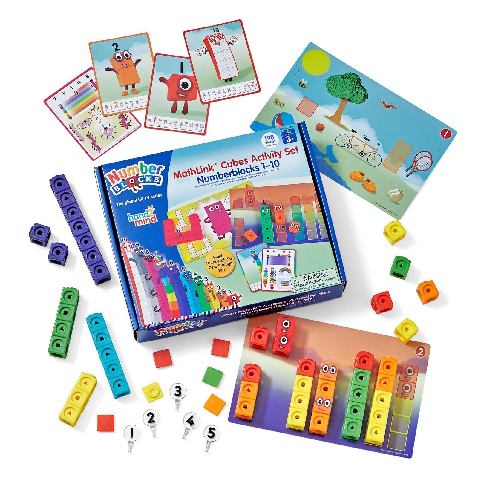 Numberblocks Set Cubos Educativos Matemáticas 1-10, 198 Pzs-1