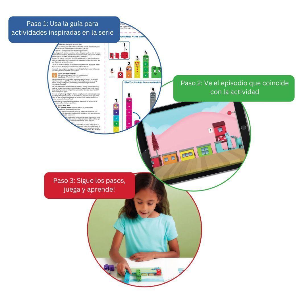 Numberblocks Set Cubos Educativos Matemáticas 1-10, 198 Pzs-5