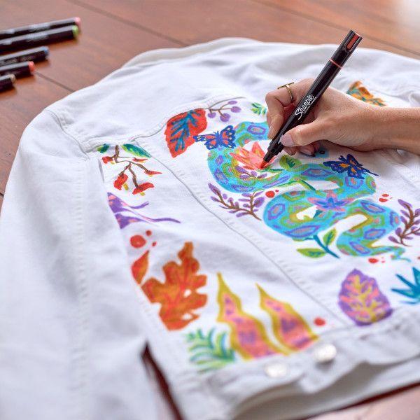 12 Marcadores Sharpie Acrilicos Punta Bala Colores Surtidos-4