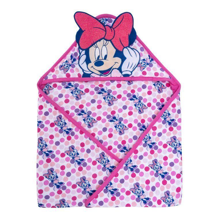 Toalla De Baño Bebe Con Capucha Bambino Disney Minnie Mouse-2