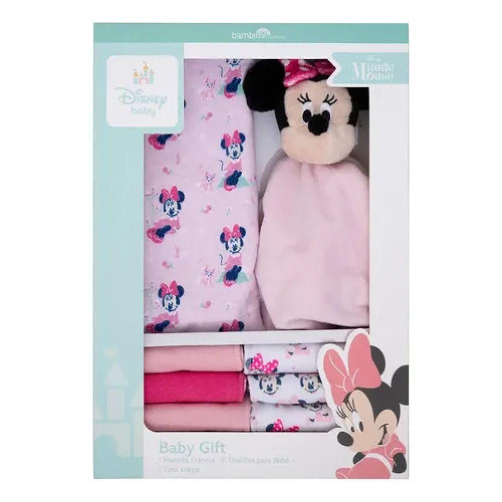 Set Regalo Recien Nacido Bebe Disney Bambino Minnie Mouse Minnie Mouse Rosa-1
