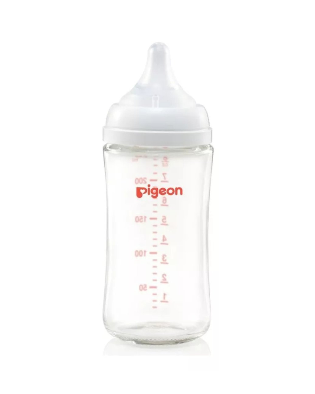 Mamadera Pigeon Softouch Boca Ancha 240ml Vidrio - 3+ Meses-2