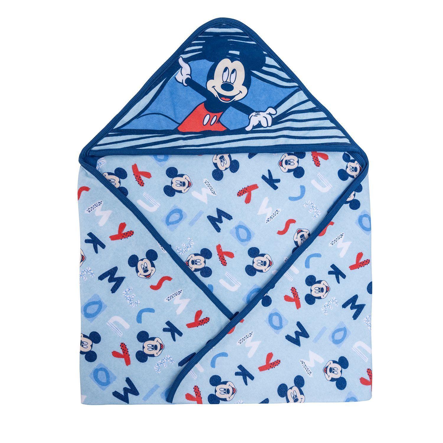 Toalla De Baño Bebe Con Capucha Bambino Disney Mickey Mouse-2