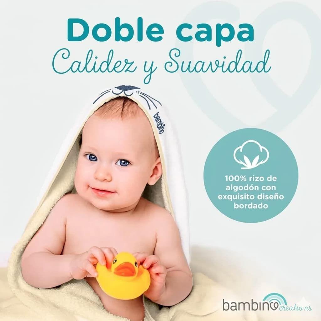 Toalla De Baño Bebe Con Capucha Bambino Disney Mickey Mouse-4