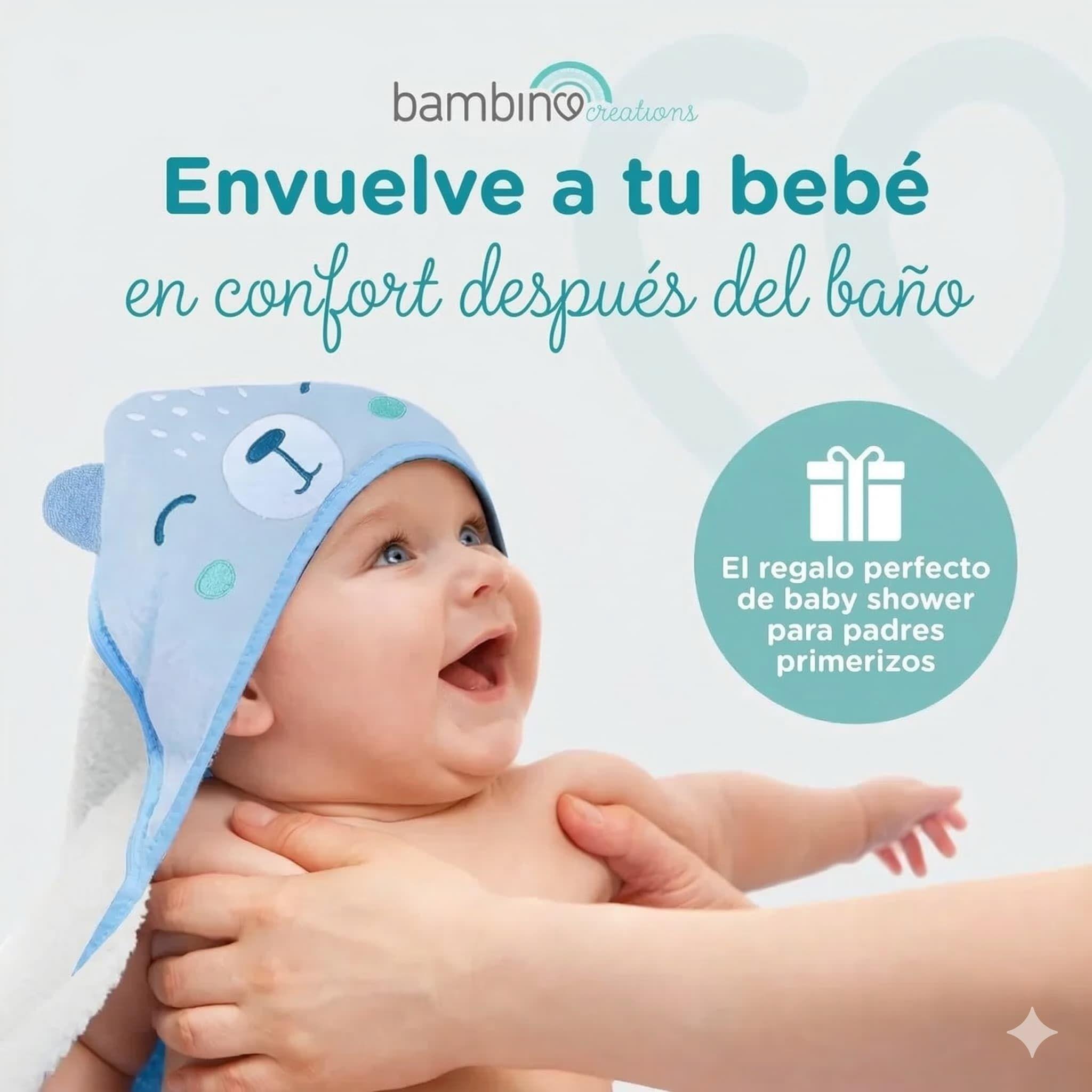 Toalla De Baño Bebe Con Capucha Bambino Disney Mickey Mouse-5