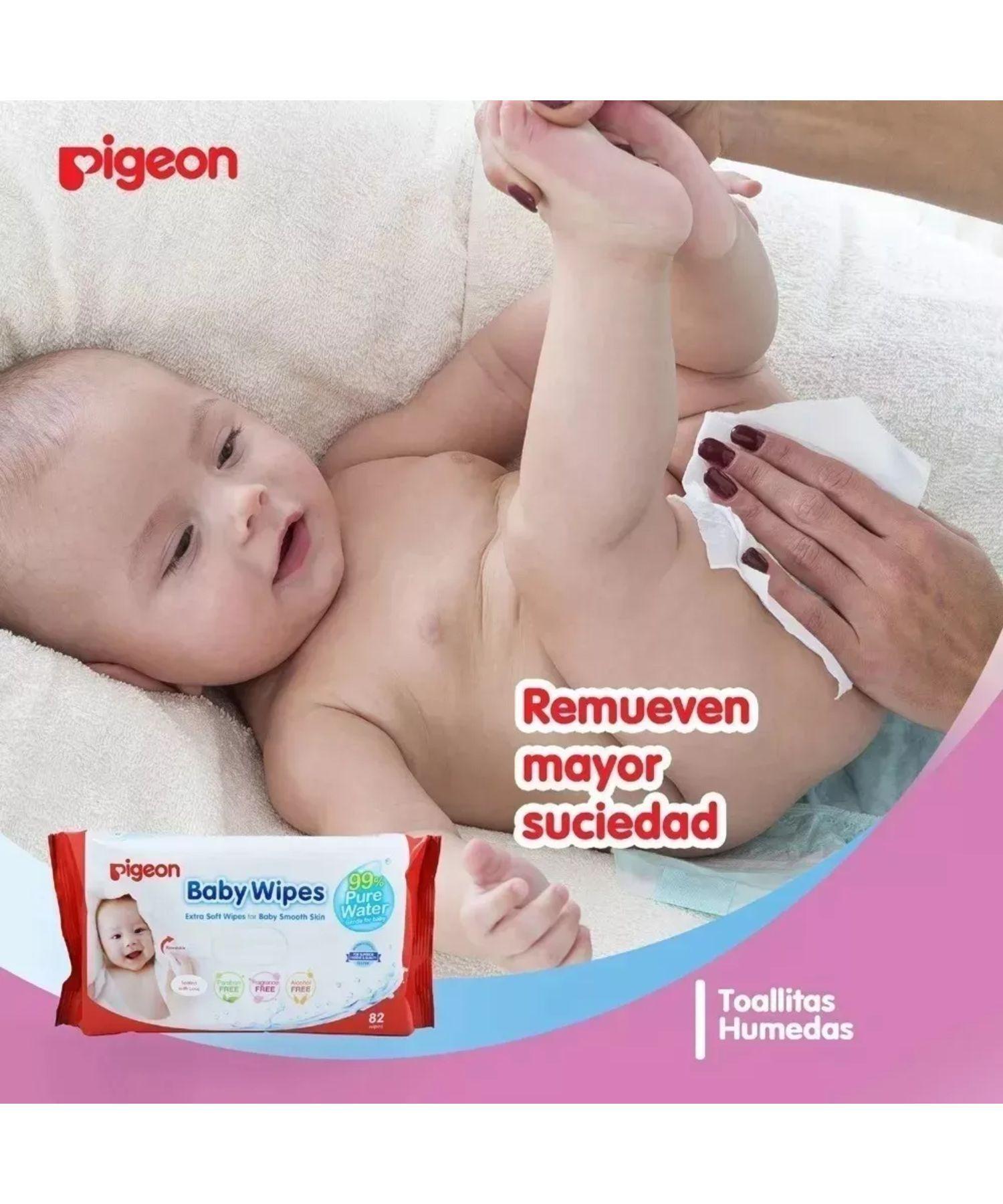 Toallitas Húmedas Wipes Bebe 99% Agua Pura Pack 3 X 82 uds-4