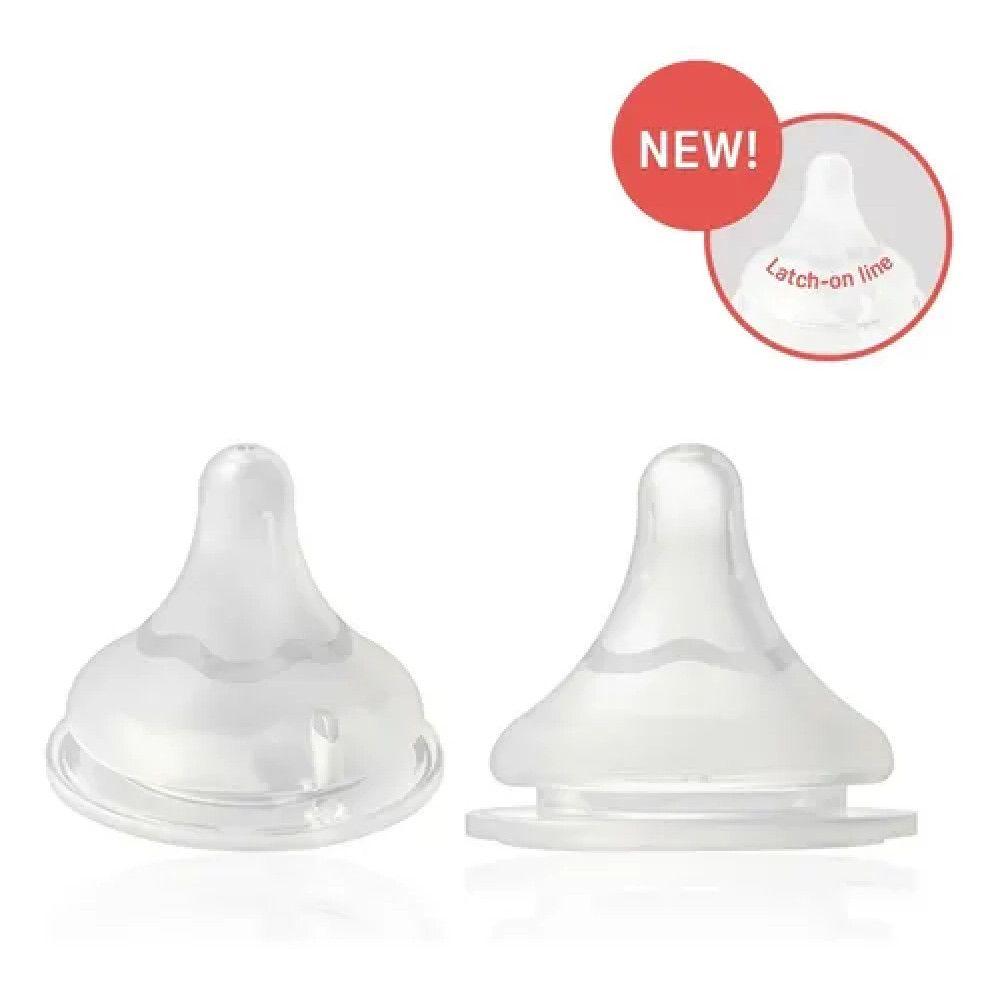 Pack 2 Tetinas Pigeon Softouch Boca Ancha - S - 1 Mes-2