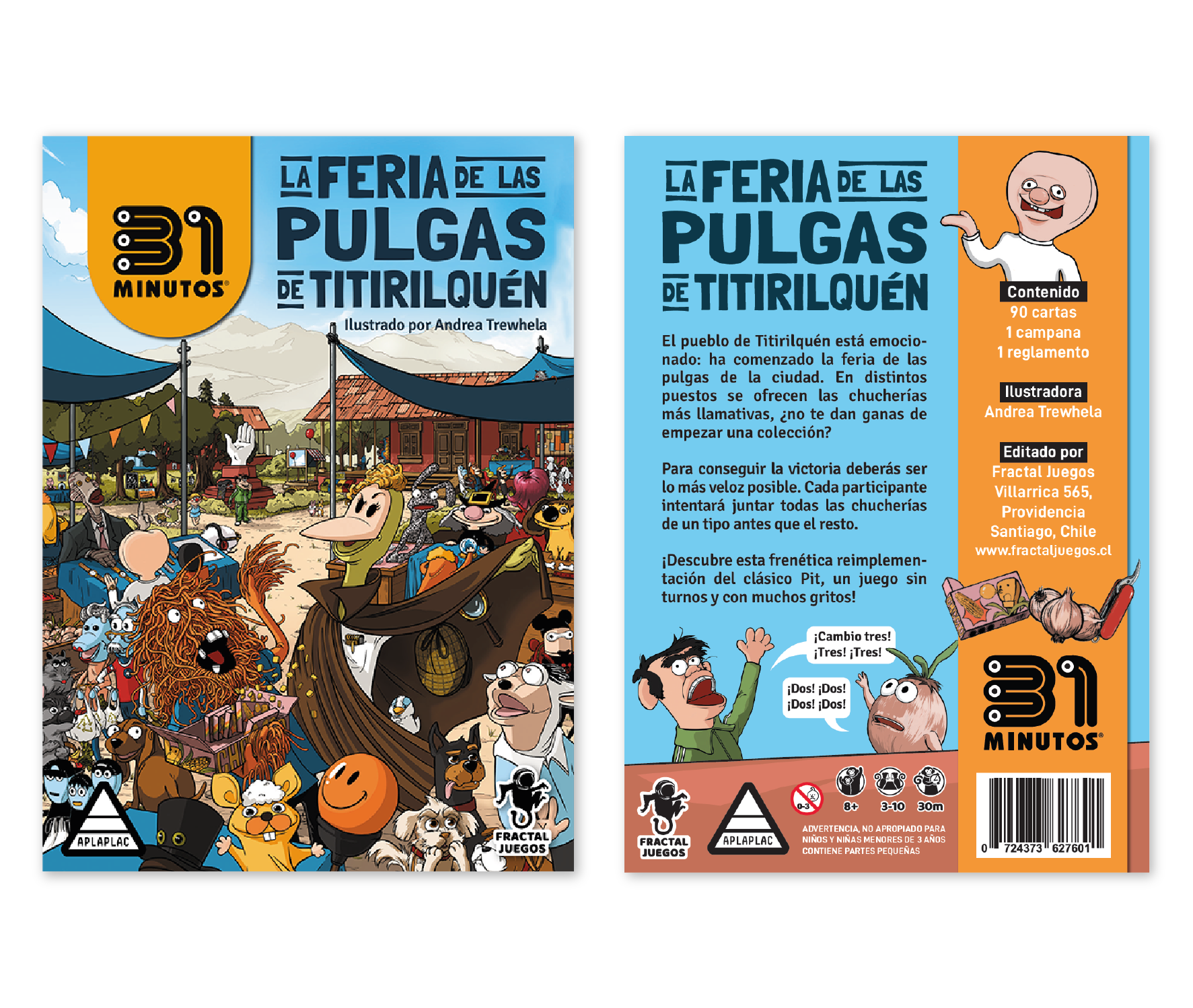 La Feria de las Pulgas de Titirilquen de 31 Minutos Juego Mesa-1