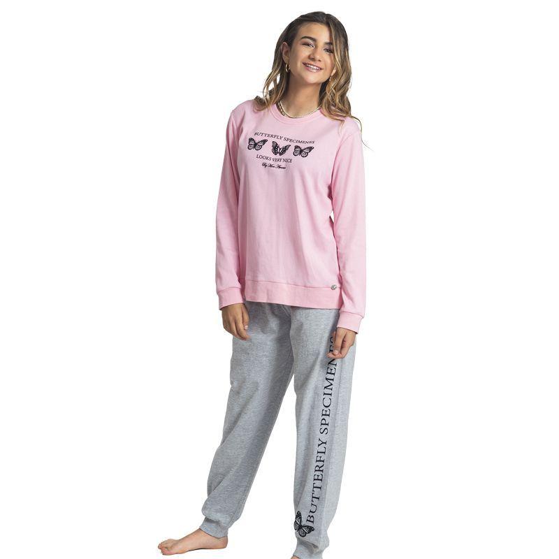 Pijama algodón rosado Art 31535-0