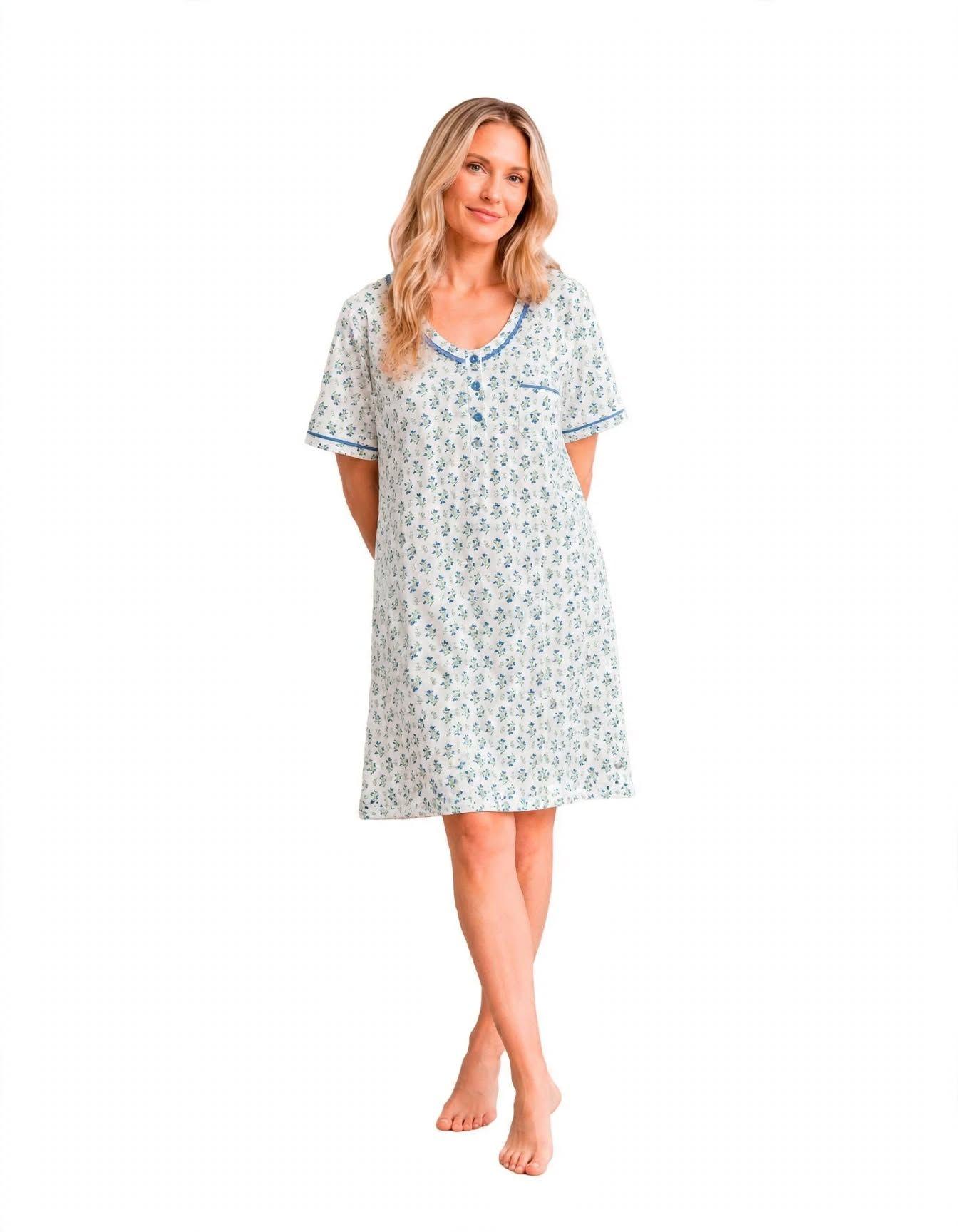Camisola algodón estampada con botones 262216TE-0