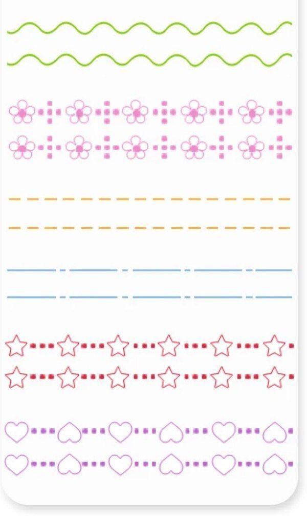 Juego De Marcadores Con 6 Tonos Y Puntas Divertidas-1