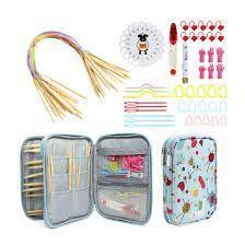 Estuche Con Palillos Para Tejidos! Crea Arte Sin Limite!!!-2