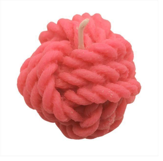 Vela Aromática Nudo Cuerda 7cm x 7cm-0