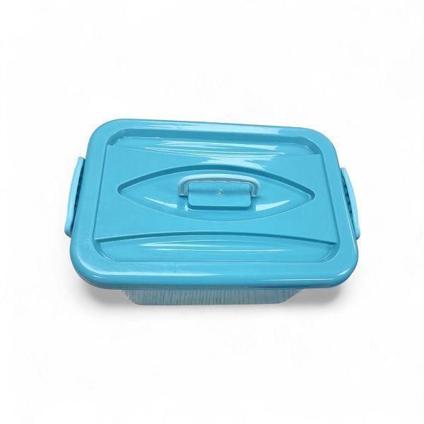 Caja de almacenamiento para el hogar Color Azul (34.7 x 23.5 x 17.9 cm)-2