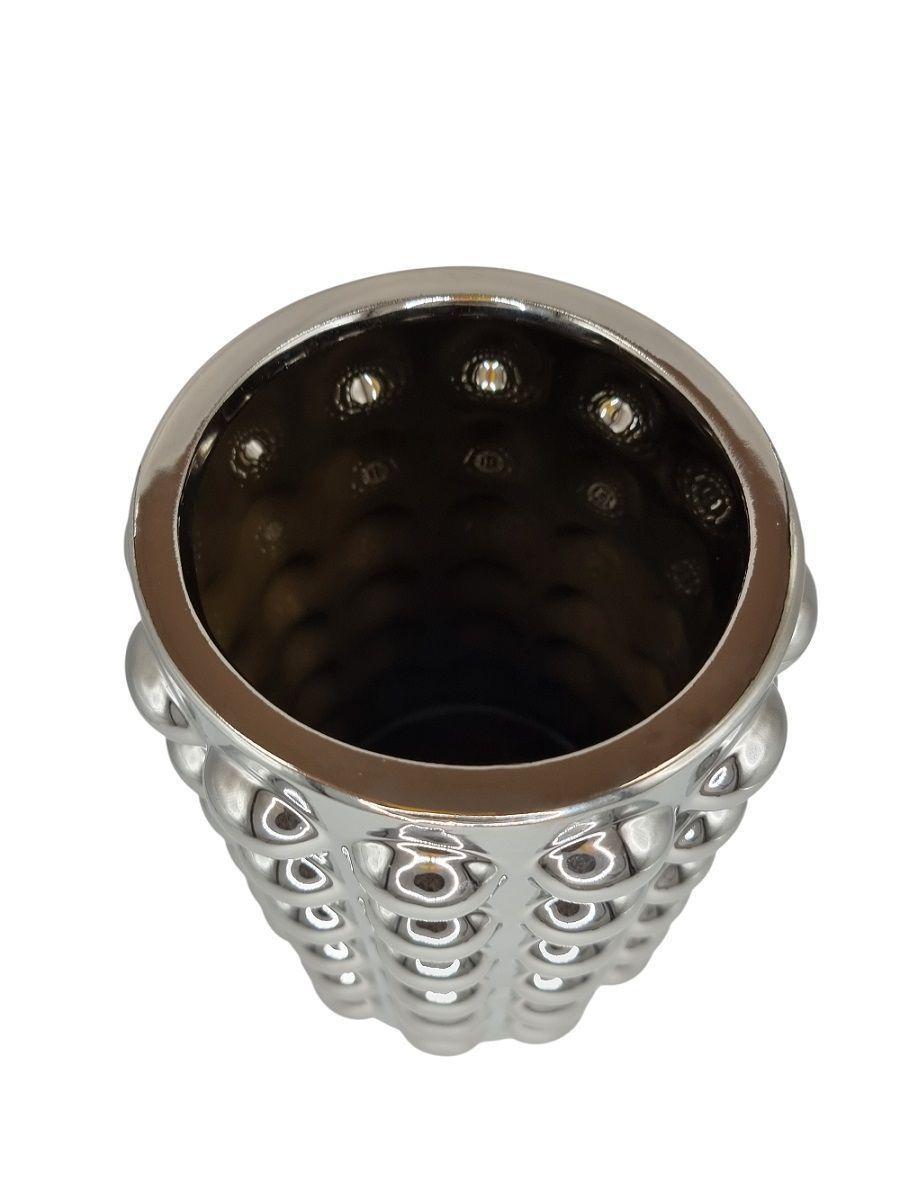   FLORERO DECORATIVO DE CERÁMICA  CON BURBUJAS-2