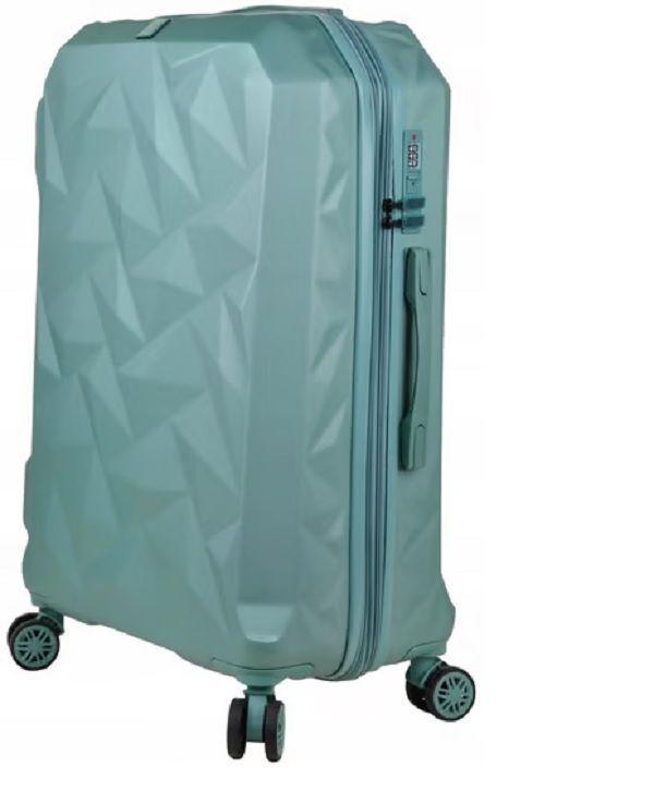 Maletas de Viaje, modelo de Diamante Tamaño S, Color Verde Turquesa-2