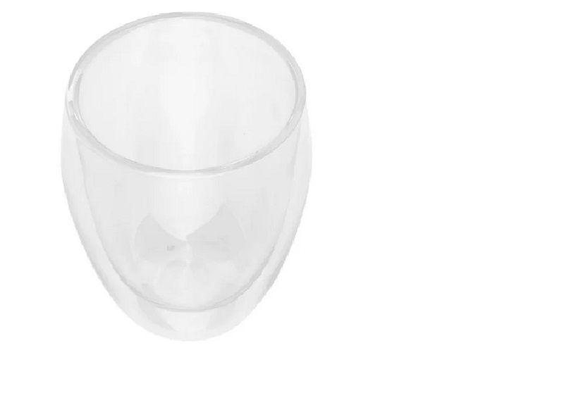 Vaso de vidrio transparente doble pared – 350 ml-2