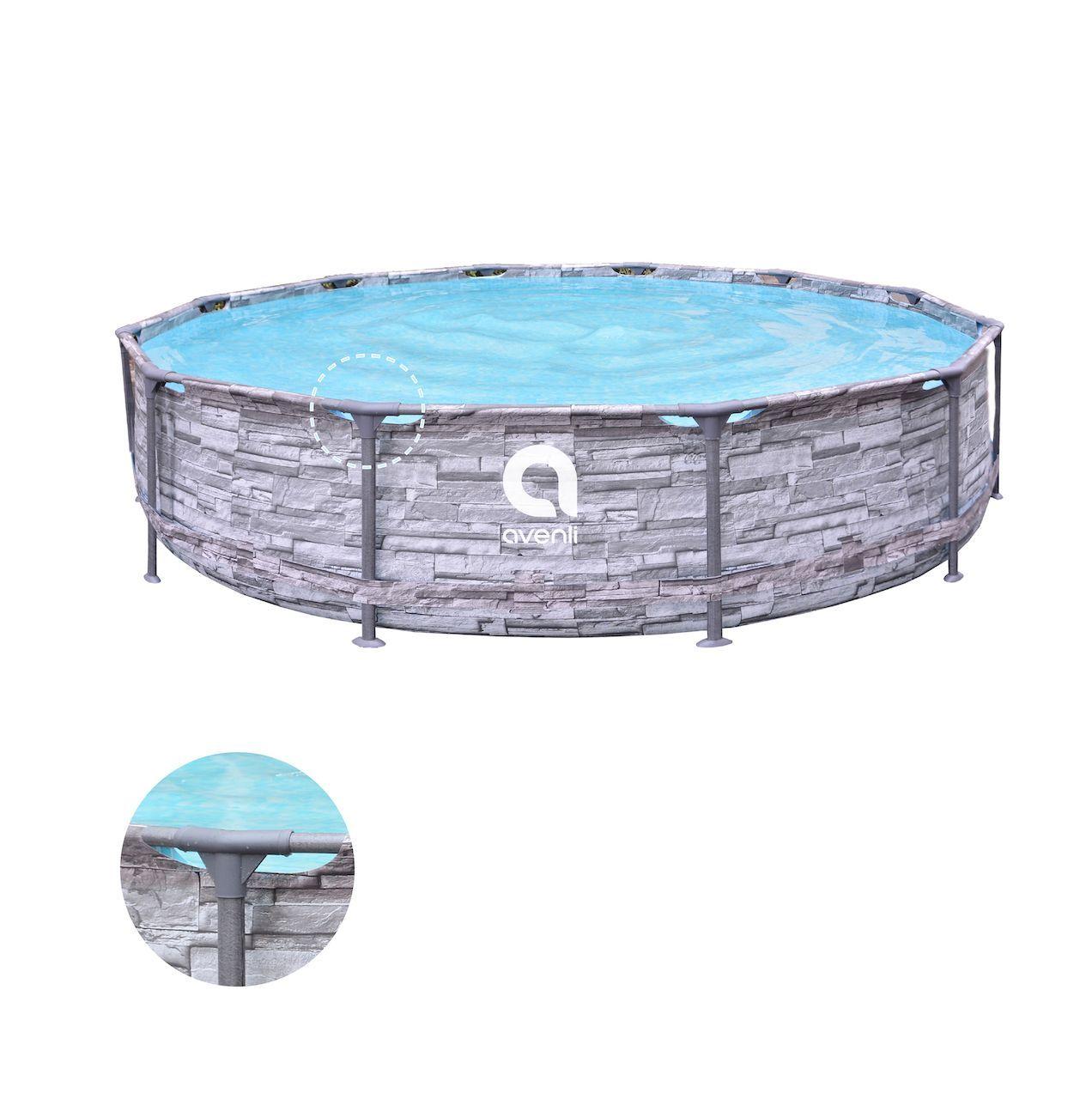 Piscina estructural redonda 366X76cm- 12248-1