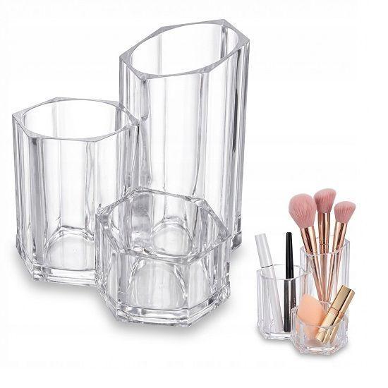 Organizador de Acrílico para Brochas y Lápices Cosméticos-2