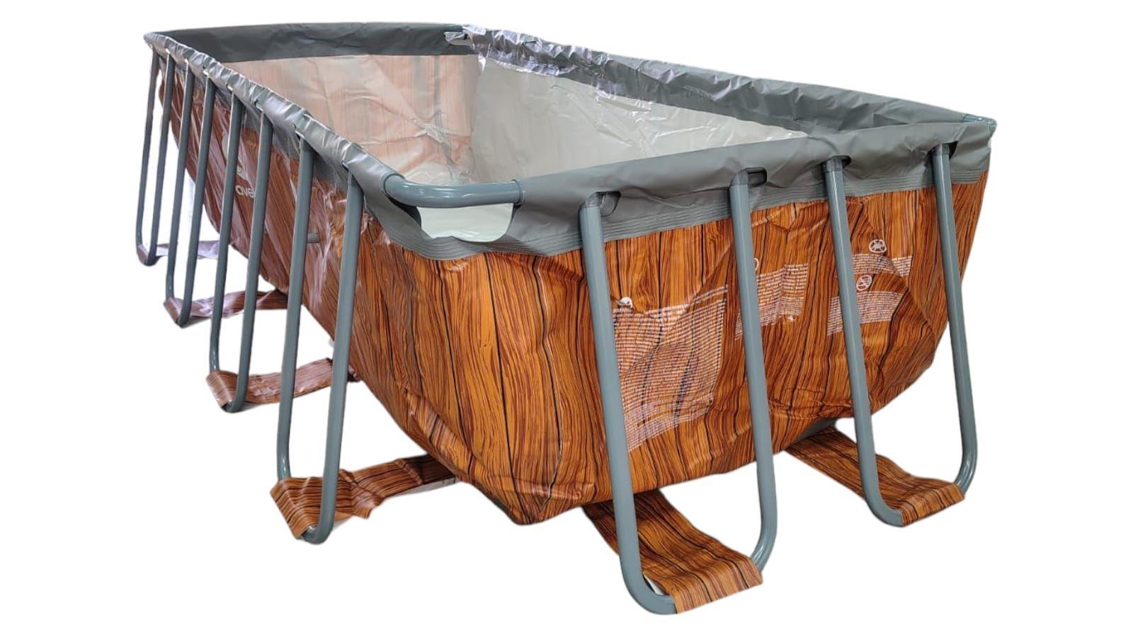 Piscina Estructural Rectangular con Accesorios 17823EU-2 MARRON-3