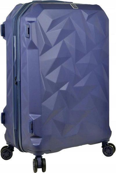 Maletas de Viaje, modelo de Diamante Tamaño S, Color Azul Marino-2