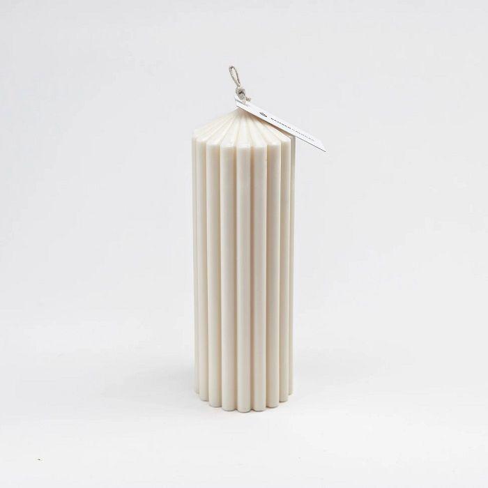 Velas decorativa de soja natural, vela de pilar minimalista (13.5 cm x 5 cm)-2