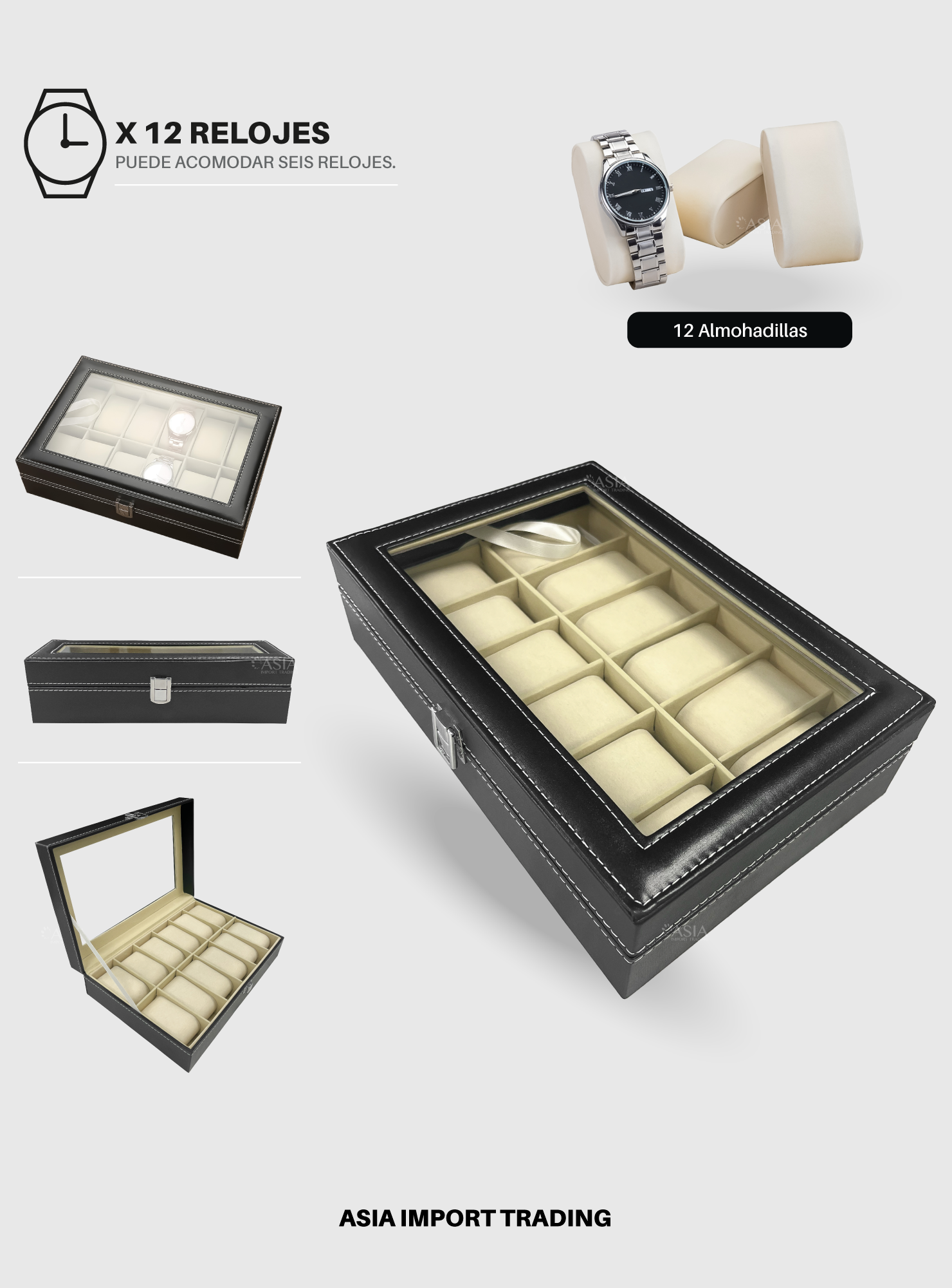 Caja organizadora 12 relojes-1