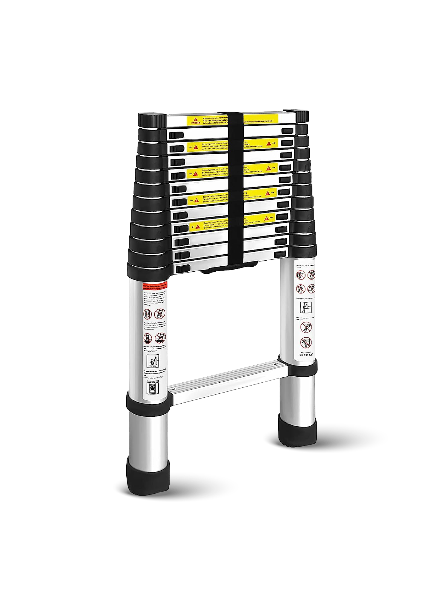 Escalera Retractil Telescopica 3.8 mt-0