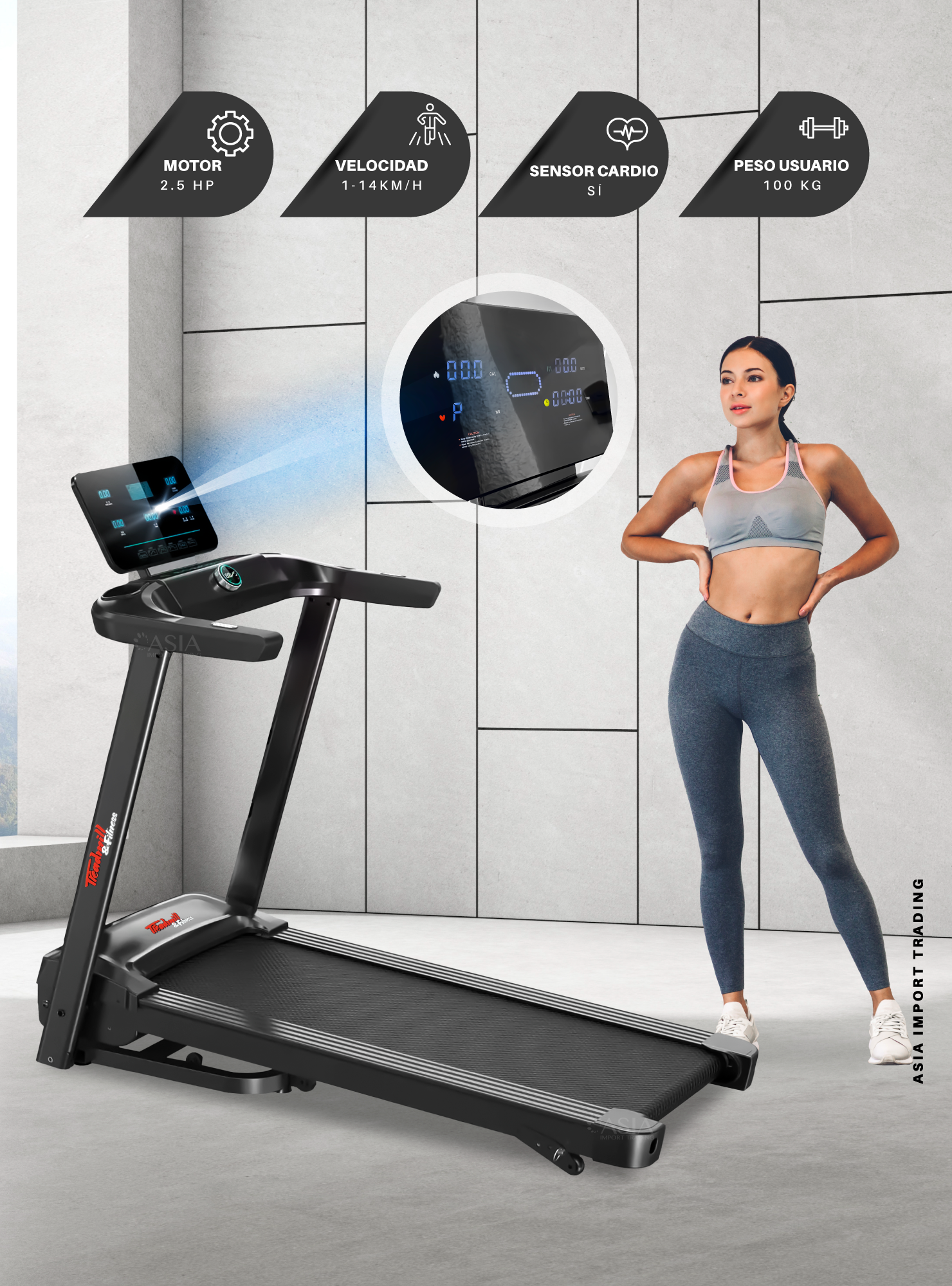 Trotadora Treadmill T700-1