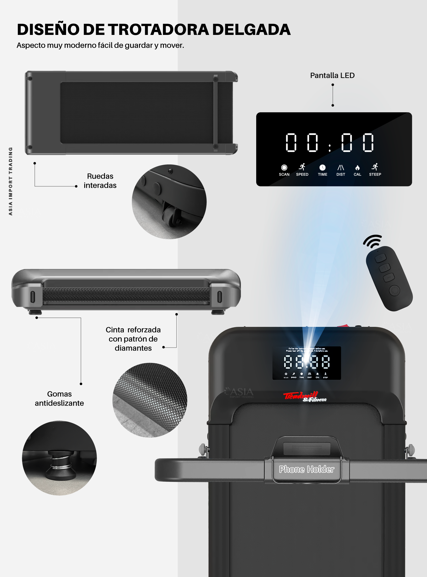 Trotadora Plana Treadmill P300 -1