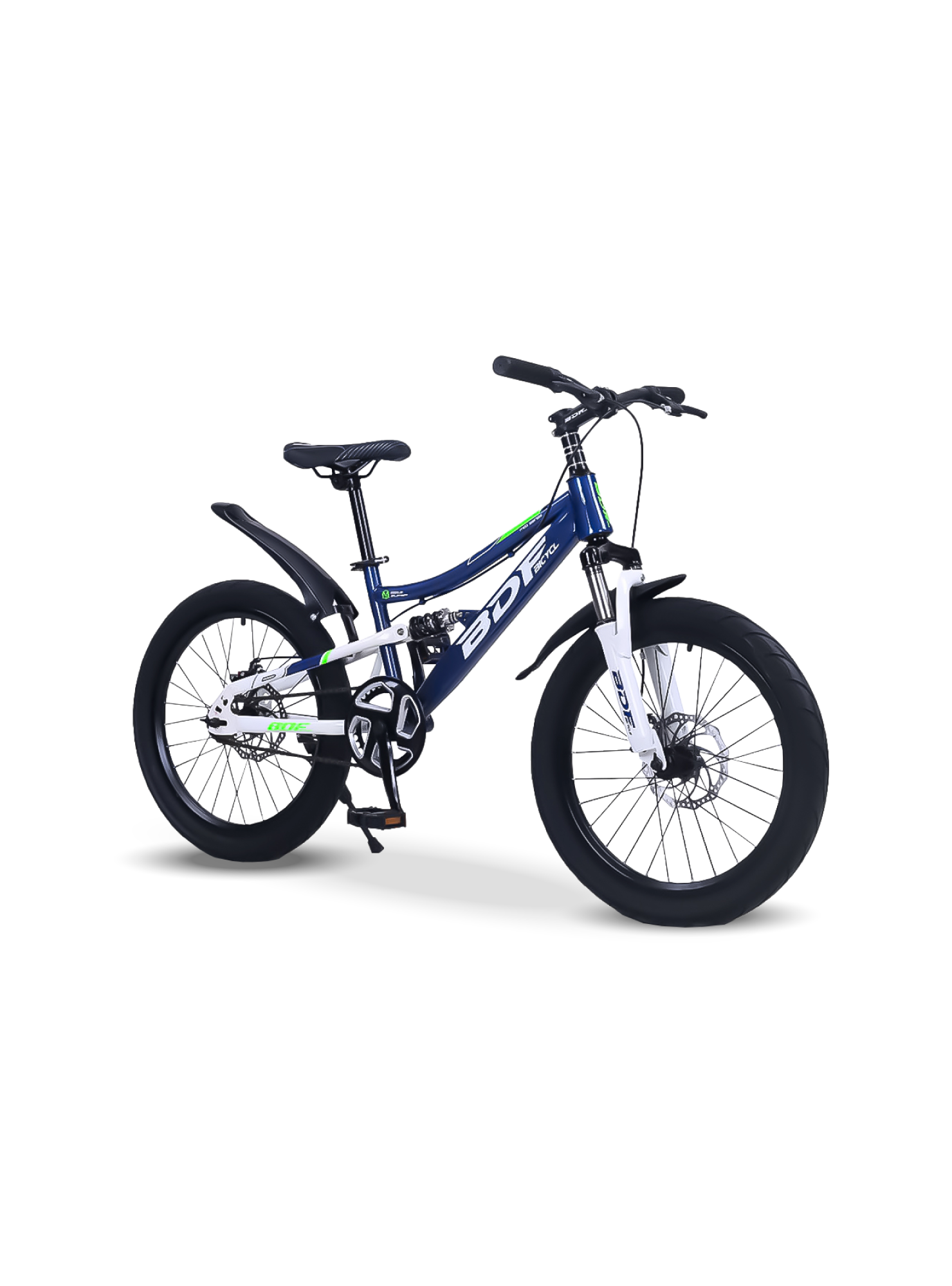 Bicicleta MTB Aro 20 Azul Doble Suspension-0