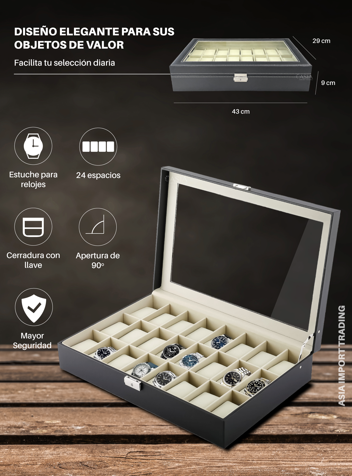 Caja organizadora 24 relojes-3