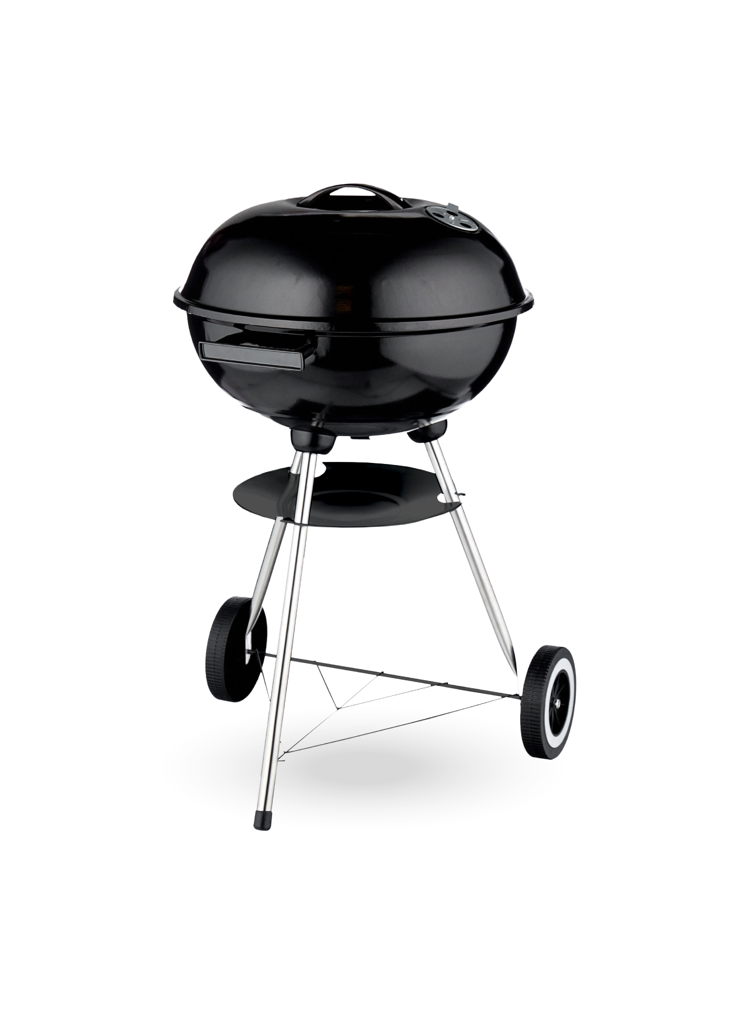Parrilla a Carbón con Tapa y Ruedas – Tipo Kettle 43 cm-0