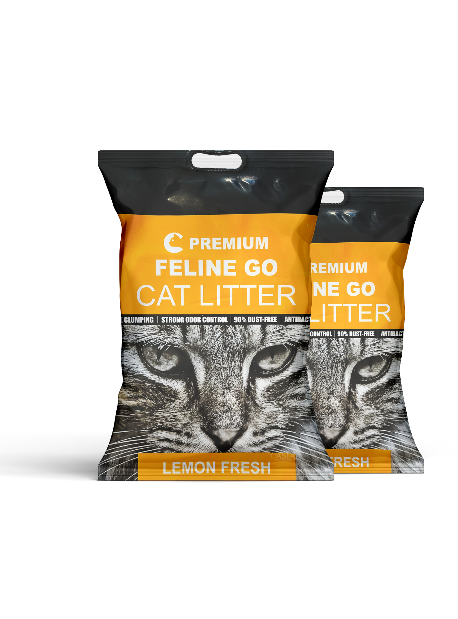 Arena para gatos Premium aroma Limon 16k-0
