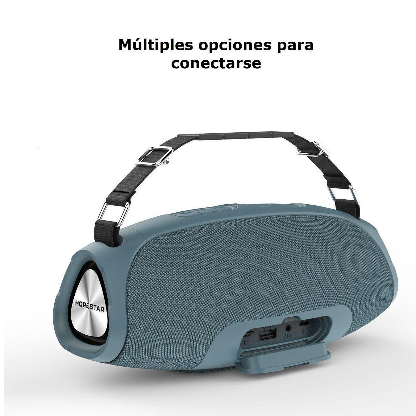Parlante Portátil BoomBox Hopestar H-43 Negro-2