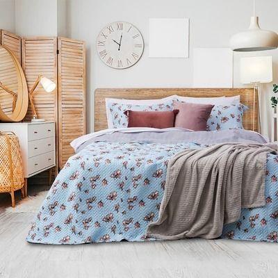 Quilt Microfibra Estampado Mashini 2.0 Plazas Barraquitas-3
