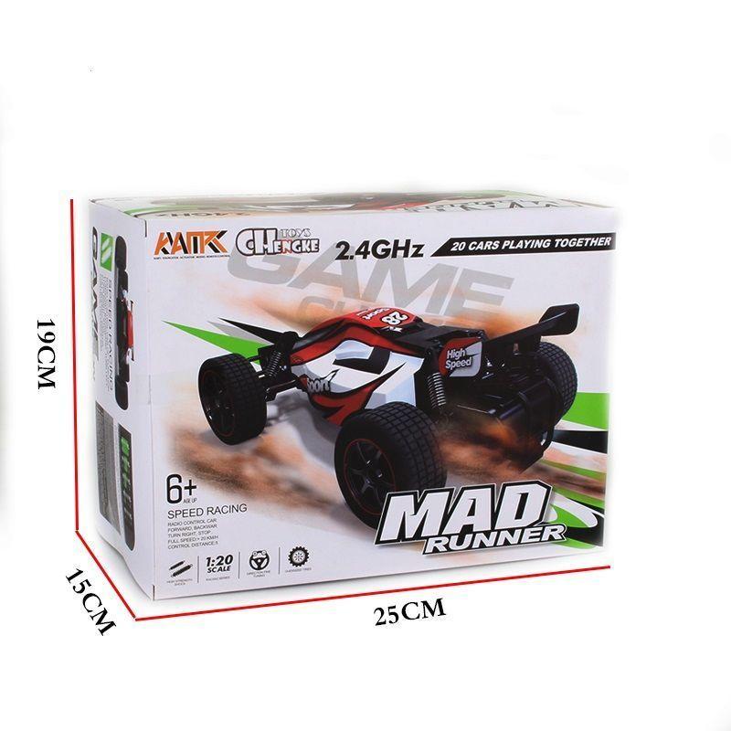 Auto A Control Remoto Mad Runner Rojo-4