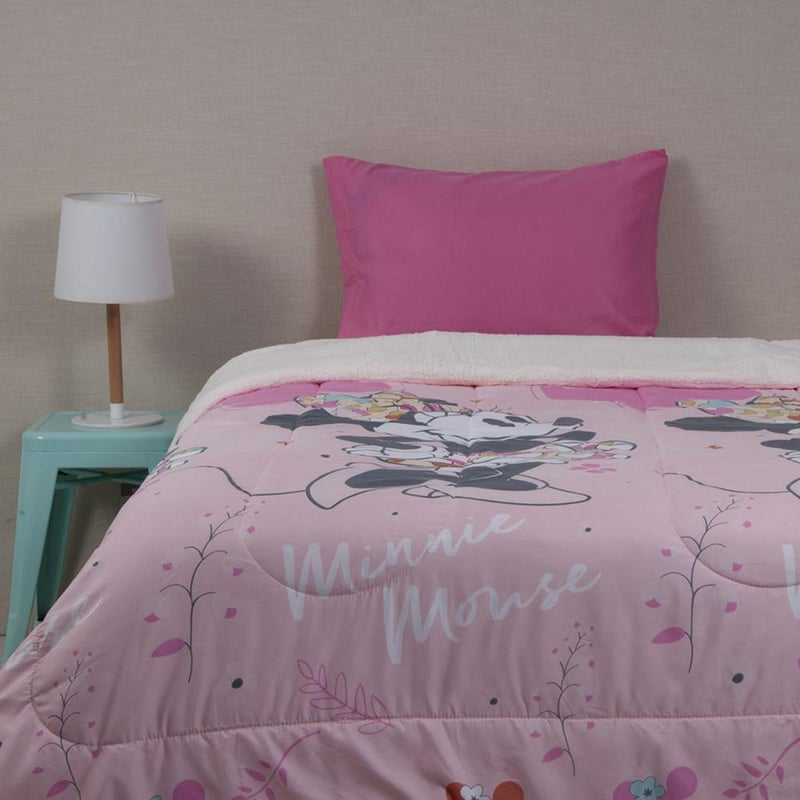 Plumón Infantil Sherpa  ¡Perfecto para Noches Frías! Minnie-2