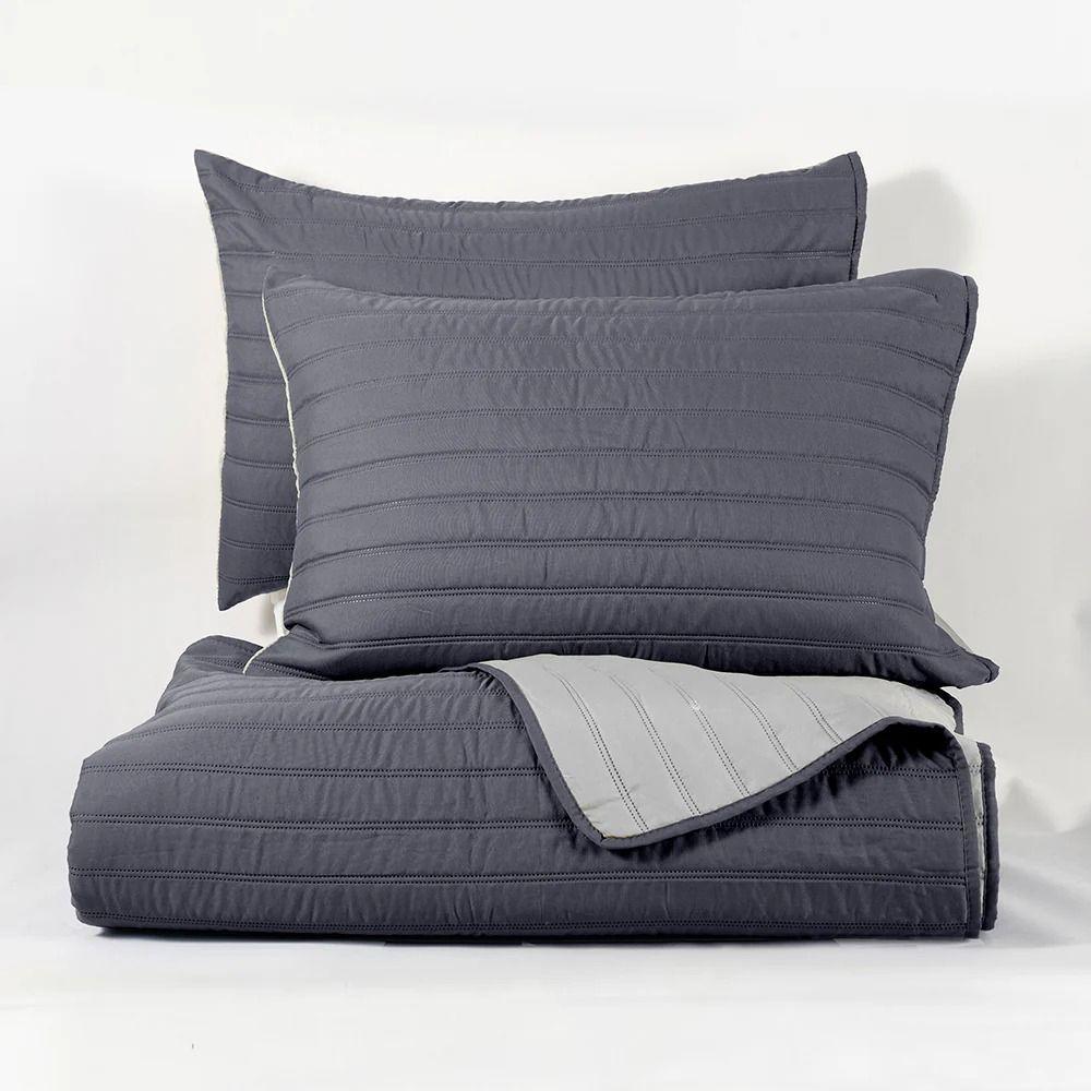 Quilt Microfibra 1 5 Plazas Toledo Bicolor Verde-Rosado-3