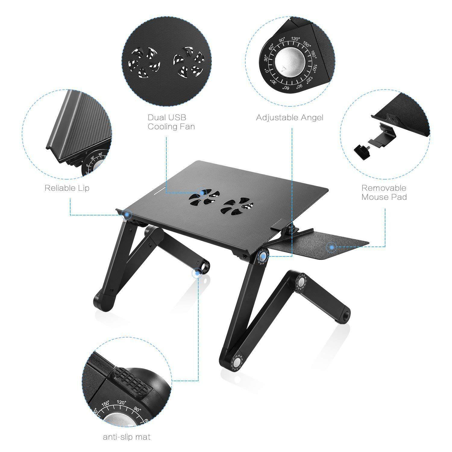 Soporte de Laptop 15.6" Plegable y Ajustable-3