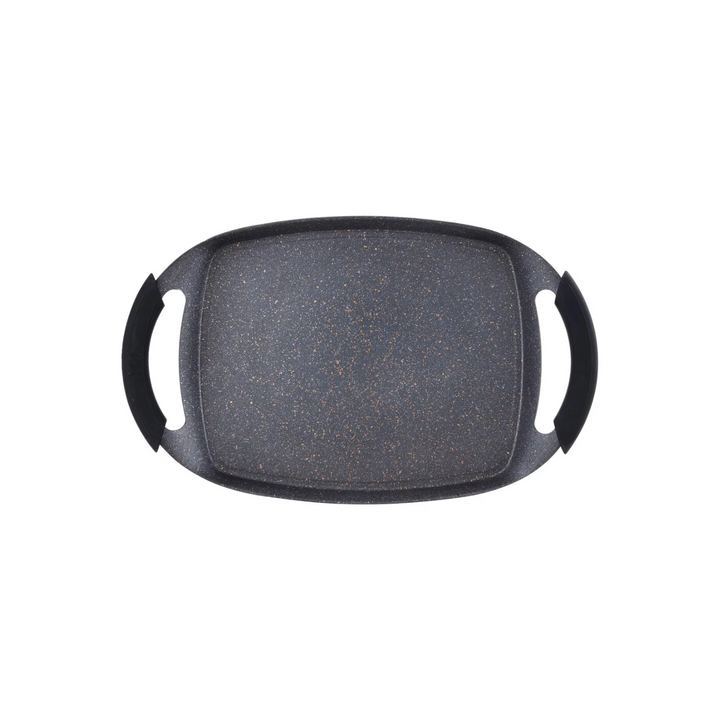 Grill Plate 36cm Die Cast Aluminio Induction-0